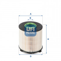 Топливный фильтр UFI 26.058.00