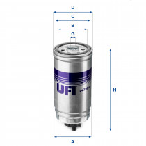 Топливный фильтр UFI 24.399.00