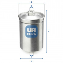 Топливный фильтр UFI 31.502.00