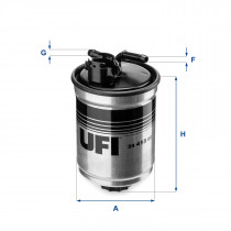 Топливный фильтр UFI 24.415.00