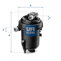 Топливный фильтр UFI 55.144.00