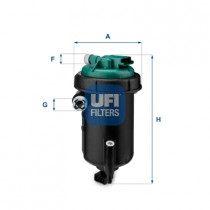Топливный фильтр UFI 55.148.00