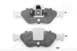 Комплект тормозных колодок, дисковый тормоз ASHIKA 50-03-302
