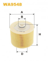 Воздушный фильтр WIX FILTERS WA9548