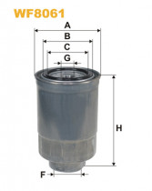 Топливный фильтр WIX FILTERS WF8061