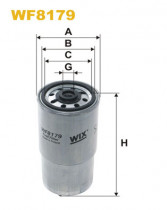 Топливный фильтр WIX FILTERS WF8179