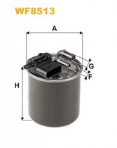 Топливный фильтр WIX FILTERS WF8513