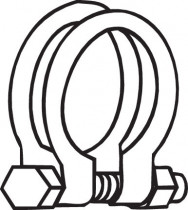 Хомут глушителя BOSAL 250-362