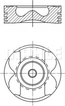 Поршень Mahle 021 PI 00125 000
