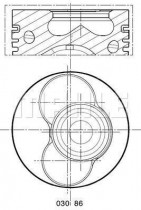 Поршень Mahle 030 86 00