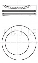 Поршень MAHLE 0116201