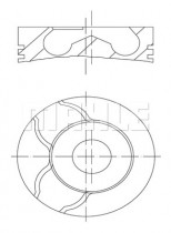 Поршень MAHLE 0215802