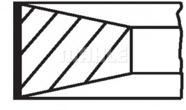 Комплект поршневых колец MAHLE 04006N0
