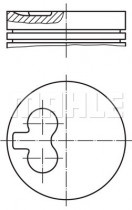 Поршень MAHLE 0298201