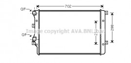 Радиатор, охлаждение двигателя AVA QUALITY COOLING VNA2206