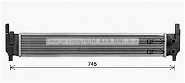 Низкотемпературный охладитель, интеркулер AVA QUALITY COOLING VN2420