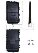Масляный поддон KNECHT HX184KIT