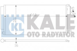 Конденсатор, кондиционер KALE OTO RADYATOR 389100