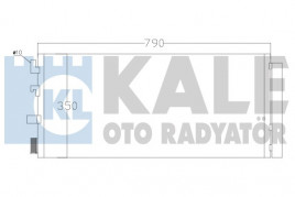 Конденсатор, кондиционер KALE OTO RADYATOR 342560