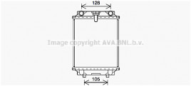 Радиатор, охлаждение двигателя AVA QUALITY COOLING AI2415