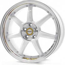 Стальные диски DOTZ Fast Seven drift 19x9,5 PCD5x114,3 ET35 71,6 White Fpolished