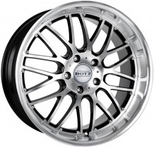 Литые диски DOTZ Mugello 16x7,0 PCD5x115 ET35 70,2 Black/polished