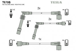 Комплект проводов зажигания TESLA T870B