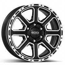 Литые диски DOTZ Kalahari dark 16x7,0 PCD6x139,7 ET24 93,1 Black/polished