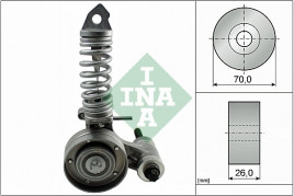 Натяжитель ремня, клиновой зубча INA 533 0085 30