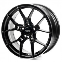 Литые диски Flow Forming FF045 17x7,5 PCD5x112 ET38 66,6 Matte_Black_Machined_Lip