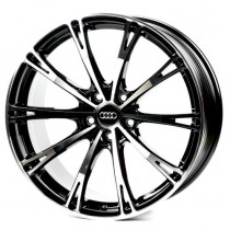Литые диски Flow Forming FF016 18x8,0 PCD5x112 ET32 66,6 Black_Machined_Face