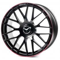 Литые диски Flow Forming FF808 19x8,5 PCD5x112 ET36 66,6 Satin_Black_Machined_Lip_With_