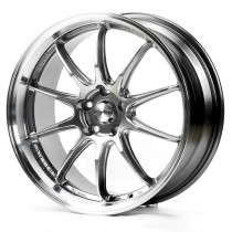 Литые диски Flow Forming FF021 19x8,5 PCD5x112 ET35 66,6 Hyper_Black_Machined_Lip