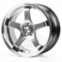 Литые диски Flow Forming FF134 18x9,5 PCD5x100 ET35 73,1 Hyper_Black_Machined_Lip