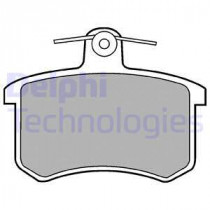 Комплект тормозных колодок, дисковый тормоз Delphi LP451