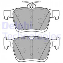 Комплект тормозных колодок, дисковый тормоз Delphi LP2490