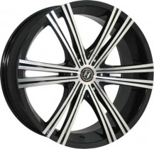 Литые диски Harp Y-28 20x8,5 PCD5x114,3 ET40 74,1 Glossy-Black_Machined-Face
