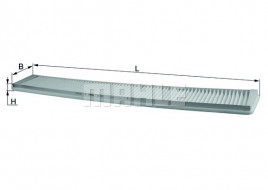 Фильтр, воздух во внутренном пространстве MAHLE LA102