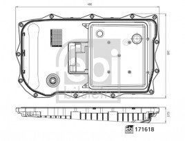 Гидрофильтр, автоматическая коробка передач FEBI BILSTEIN 171618