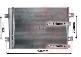 Конденсатор, кондиционер Van Wezel 43005467