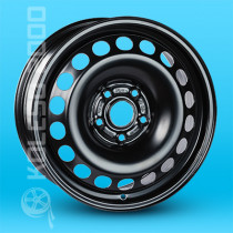 Стальные диски KFZ 8426 Volkswagen.Skoda 16x6,5 PCD5x112 ET41 57,1 Black