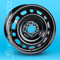 Стальные диски KFZ 8756 Hyundai 16x6,5 PCD5x114,3 ET45 67,1 Black