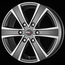 Литые диски MAK Van 17x8,0 PCD5x120 ET45 65,1 Ice Titan