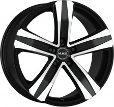 Литые диски MAK Stone 5 T 18x8,5 PCD5x114,3 ET35 76,0 Black mirror