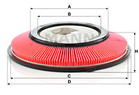 Воздушный фильтр MANN-FILTER C2821