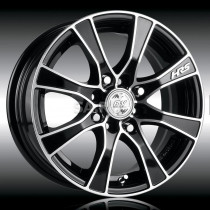 Литые диски Racing Wheels H-476 13x5,5 PCD4x100 ET38 67,1 BK-F/P