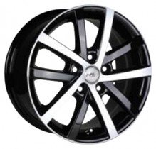 Литые диски Racing Wheels H-565 16x7,0 PCD4x114,3 ET42 114,3 BK-F/P