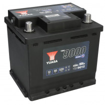 Автомобільний аккумулятор Yuasa YBX9000 AGM Start Stop Plus 12V-50Ah YBX9012