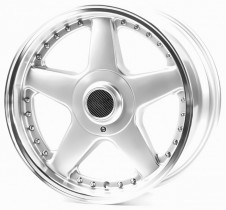 Литые диски Cast Wheels CW555 17x9,5 PCD5x112 ET20 73,1 Silver_Lip_Polish