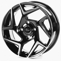 Литые диски Replay FD5332-4 14x6,0 PCD4x108 ET38 63,3 GLOSS_BLACK_MACHINED_FACE